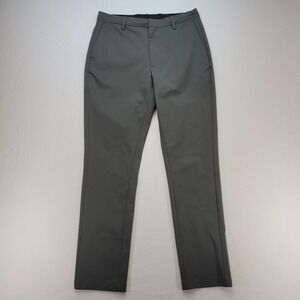 Ministry of Supply Kinetic Pants Mens 32x31 Olive Green Stretch Golf Regular